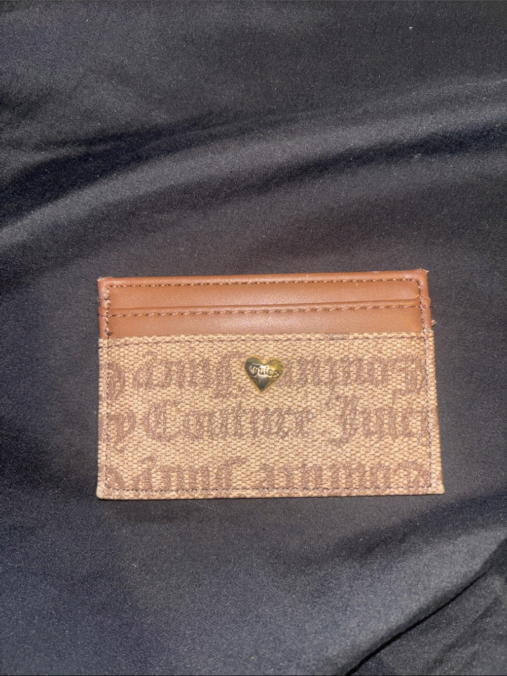 Juicy Couture Mini Tan Backpack with Gold Logo:Includes Keychain and card holder - Picture 7 of 8
